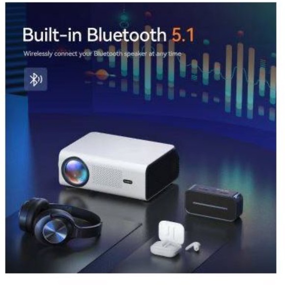 Projector with screen - Picture 15 of 16